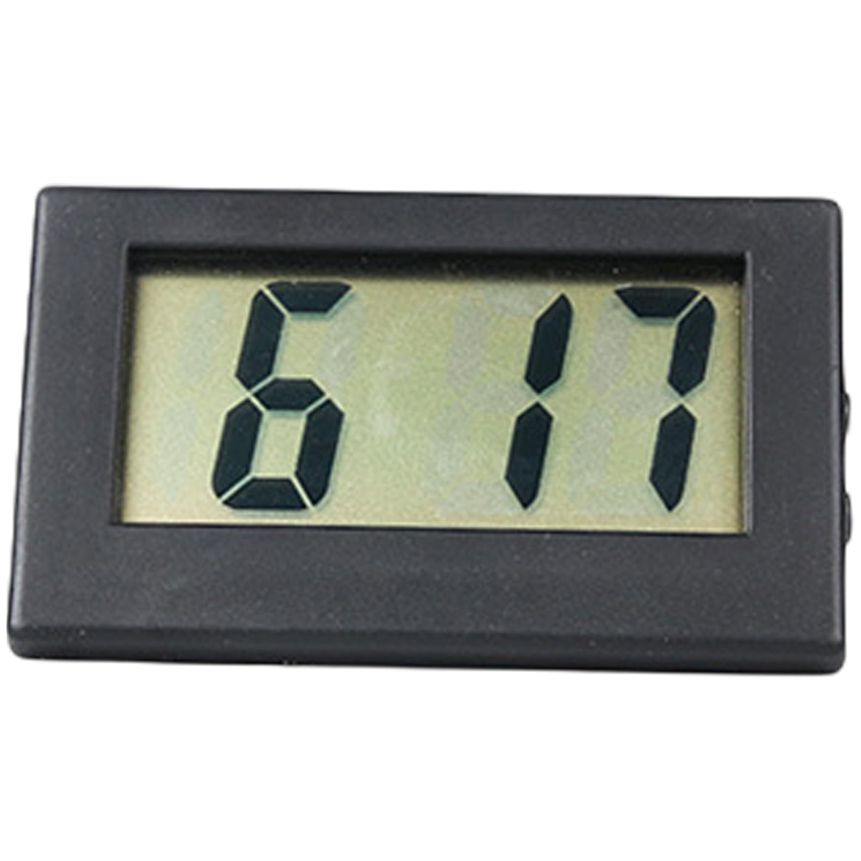 Faroby Small Digital Clock 2 2x1 Inch Battery Operated Alarm Triangular Quiet LED Bedroom