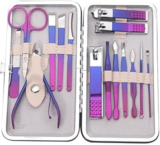 Kit de manicura y arte de uñas colorido, jueg...