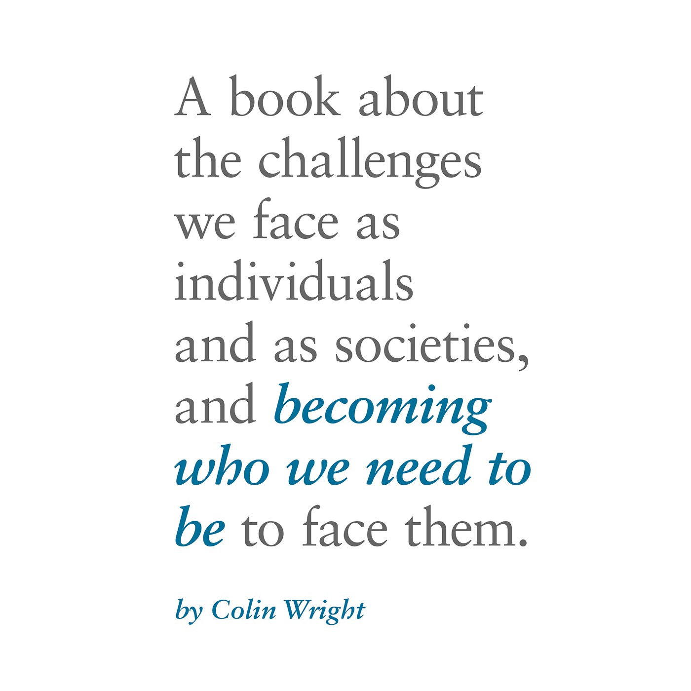 Cover art for Becoming Who We Need to Be