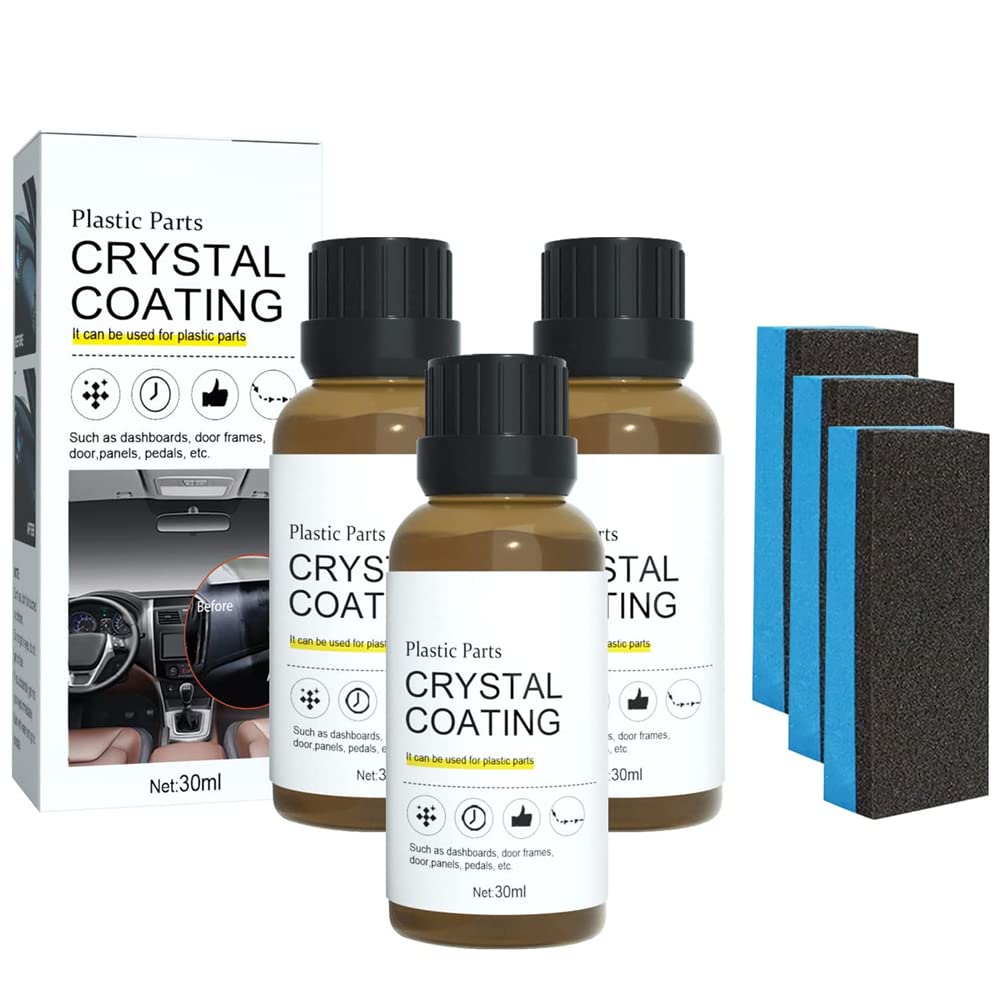 Revêtement en cristal de pièces en plastique pour voiture éclatante et soignée