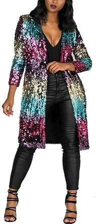 pink sequin cardigan