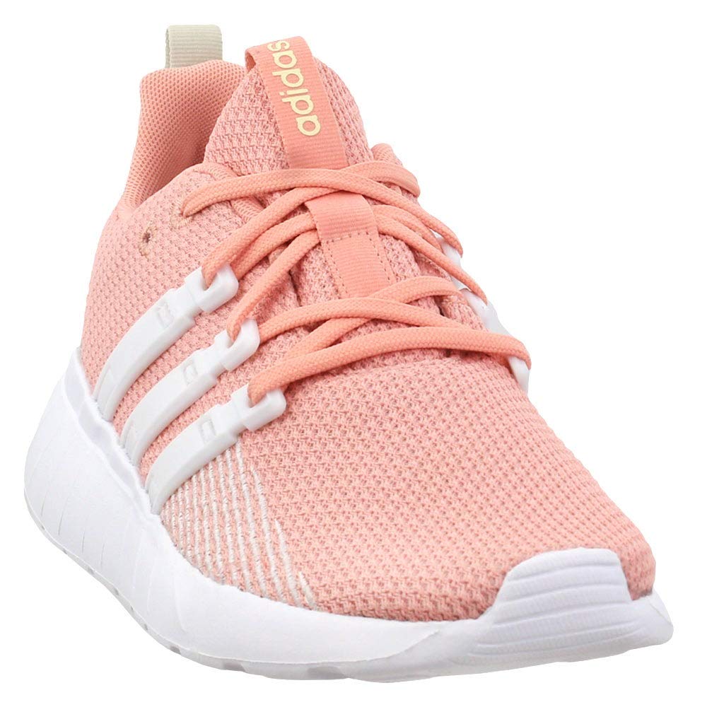 adidas Women's Questar Flow, dust Pink/White/raw White, 8.5 M US