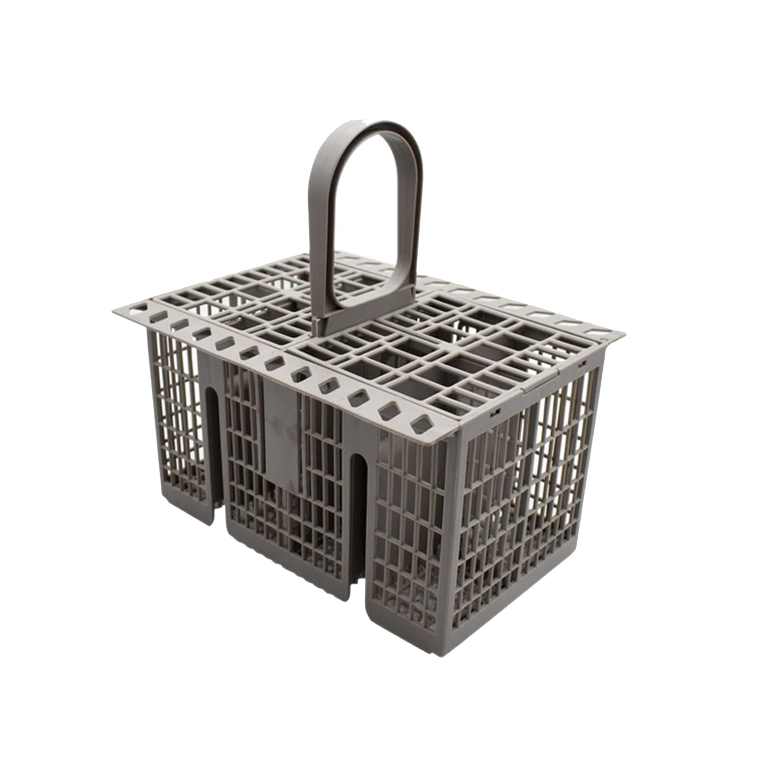 Jazuaiao Dishwasher Organizers Dishwasher Cutlery Basket Food Safe PP Construction Utensil Holder Quick Drying Large Capacity Utensil Holder