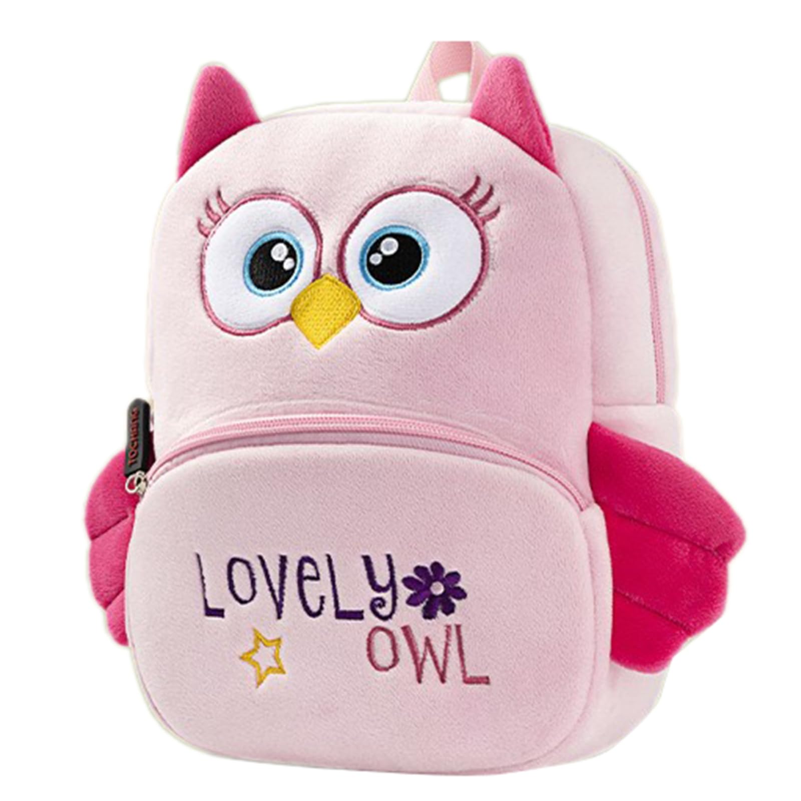 Busice Children's Backpack Plush Ultra Light Mini Bag Toddler Schoolbag Baby Kids Rucksack Cartoon Animal Owl