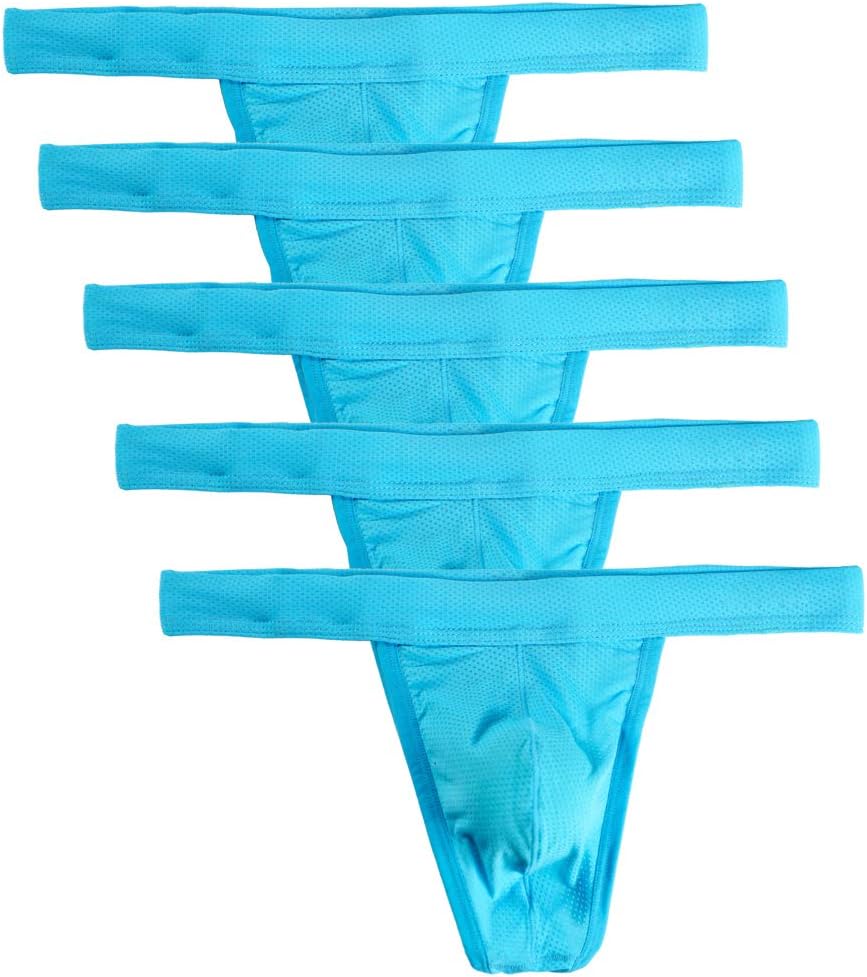 Summer Code Mens Micro Mesh Stretch Thong T-Back Sexy Underwear
