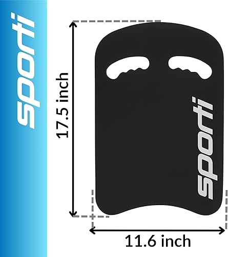 Miniatura 54 de Sporti Tabla de natación para adultos para entrenamiento de natación, tabla de natación para hombres y mujeres, tabla de agua para adultos, ayuda