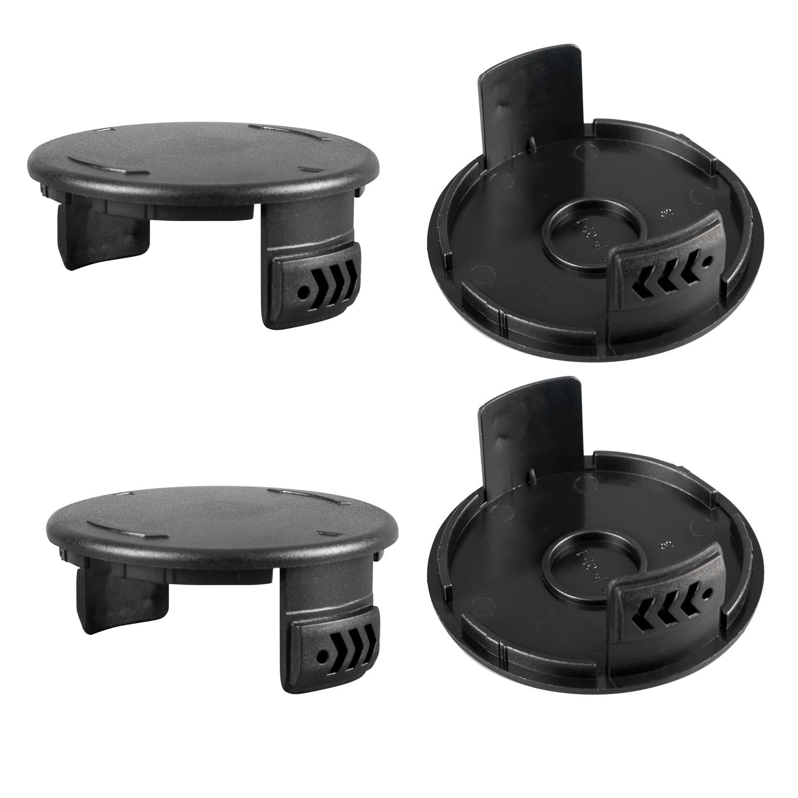 CDIYTOOL Grass Strimmer Spool Replacement for Parkside PRTA 20-Li A1 B2 C3 PRT 550 A1 A3 PRT 300 A1, 1.65mm 8.3m Autofeed Trimmer Spool Line (1) 4 covers โ image 1