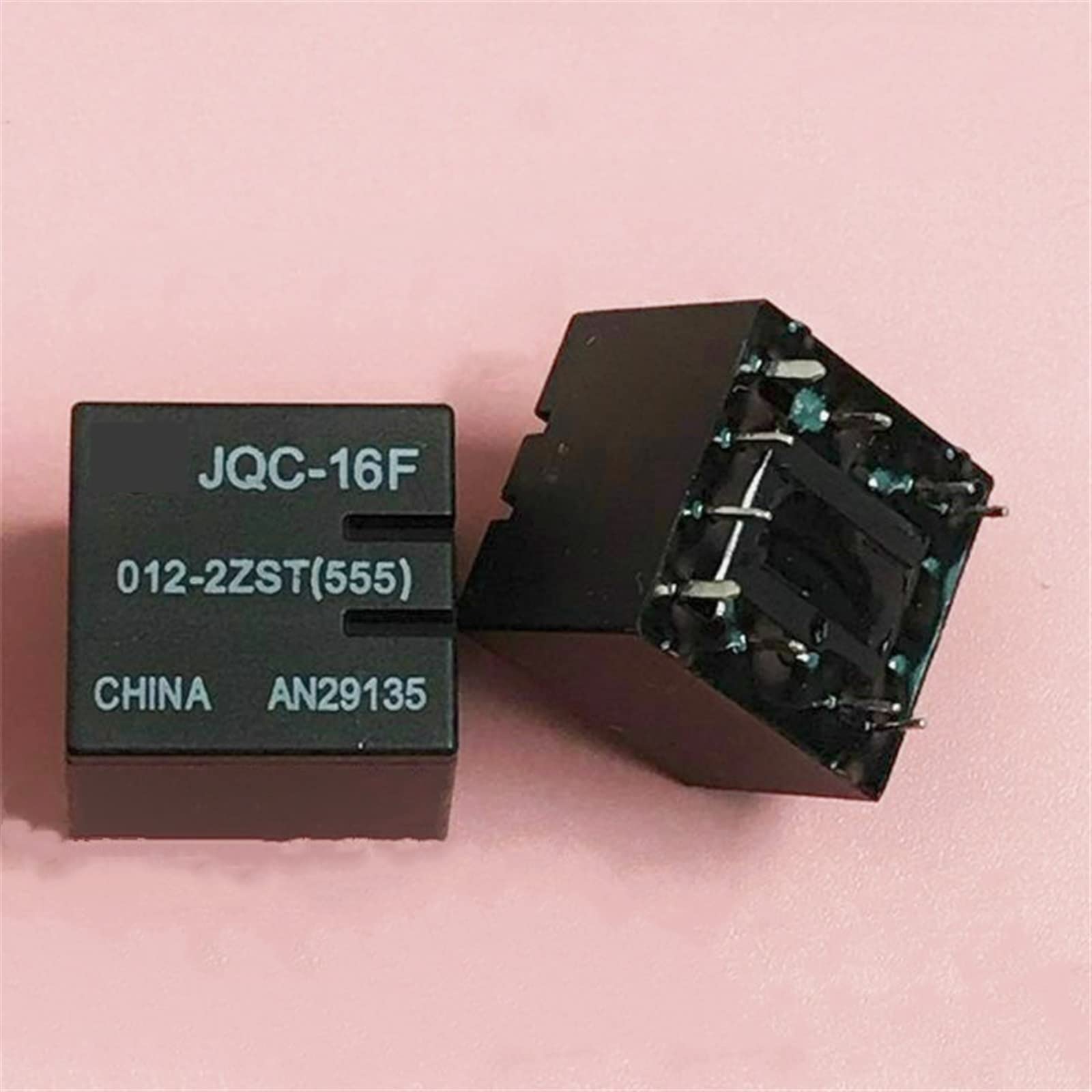 AERBNYEQP 5PCS Automobile Relay HFKD 012-2ZST JQC-16F HFKD-012-2ZST 012 2ZST JQC 16F 10PIN 12VDC(JQC-16F 012-2ZST)