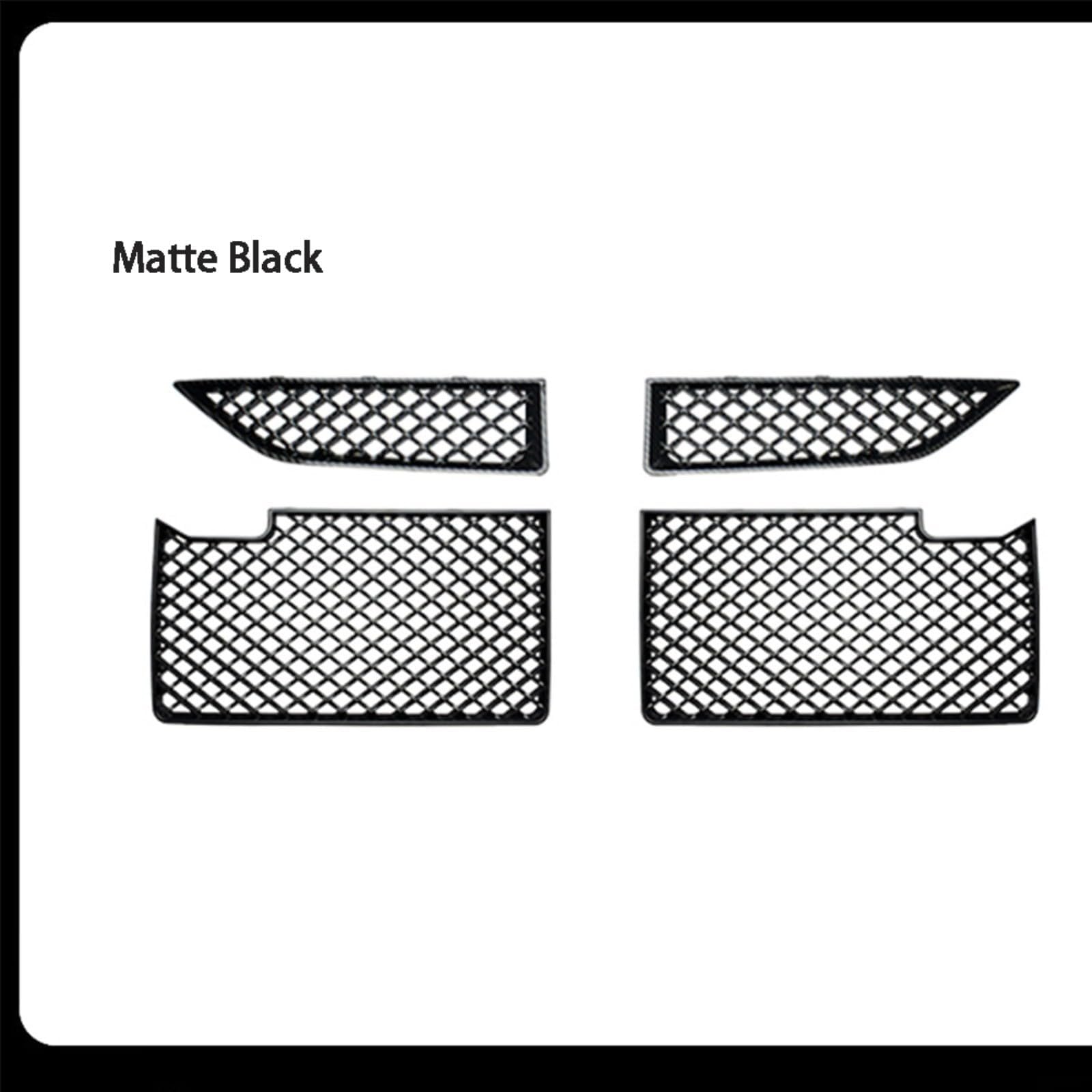 Grille de protection en maille pour pare-chocs avant, pour BMW M5 G90 G99 2025, ABS noir mat, garniture d'admission d'air