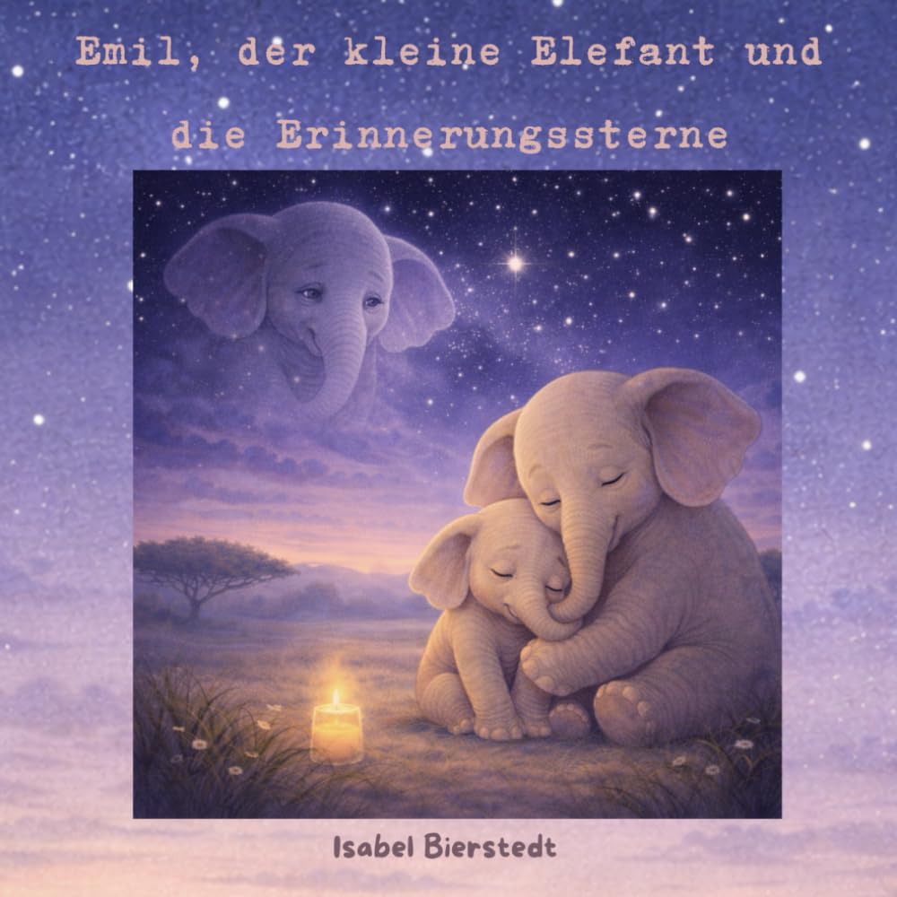 Emil, der kleine Elefant und die Erinnerungssterne: Ein einfühlsames Kinderbuch über Trauer, Abschied und die Liebe, die für immer bleibt für Kinder ab 4 Jahren