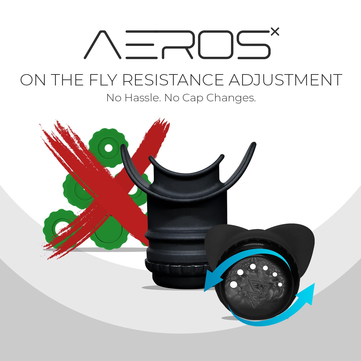 TRAININGMASK AEROSx Optimizador de rendimiento respiratorio y entrenador muscular pulmonar | Respiración diafragmática | Entrenador de altitud respiratorio inspiratorio y espiratorio Alternaitve