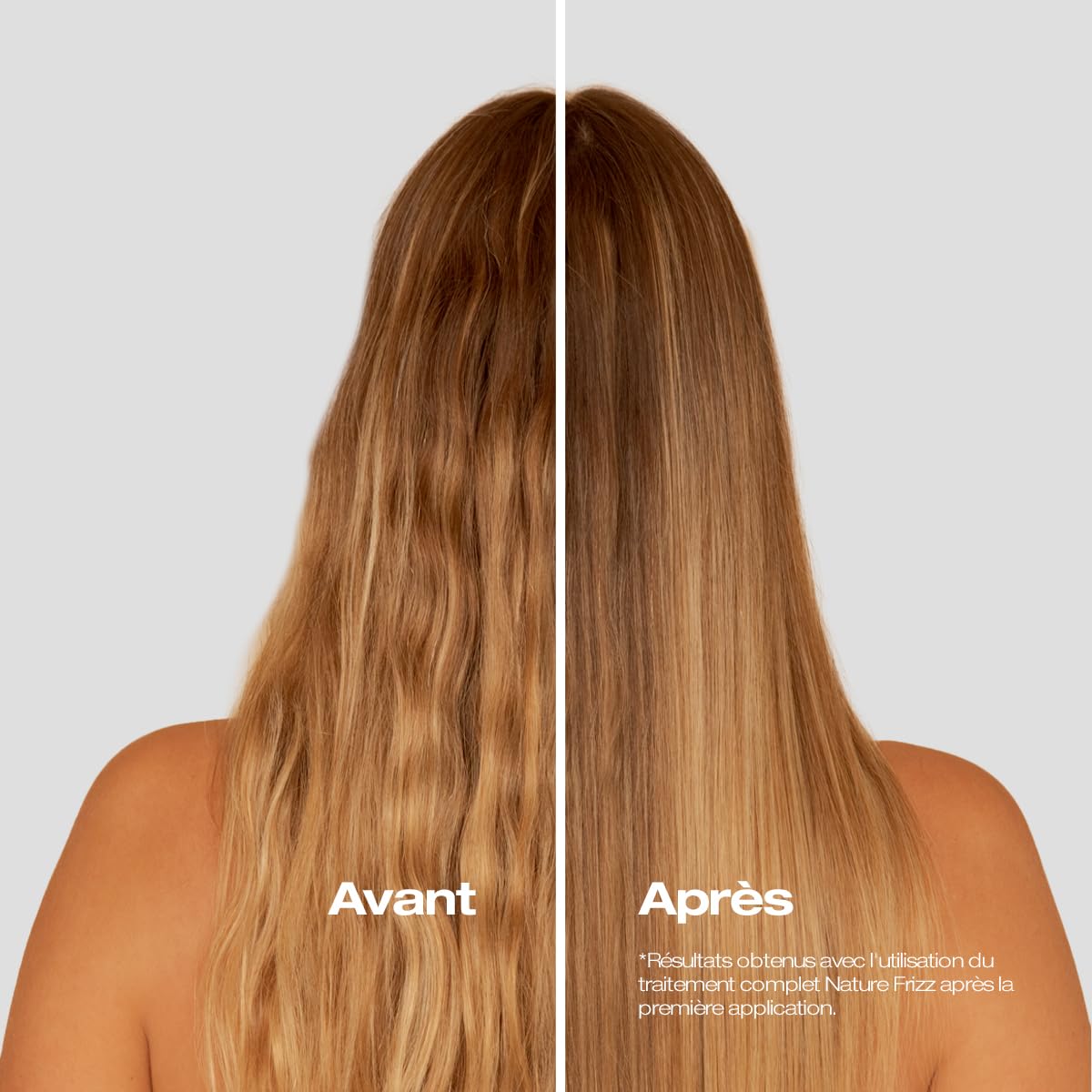 abril et nature - Shampooing Professionnel Nature Frizz - Pour Cheveux Frisés - Hydrate et Maintient les Cheveux Lisses - Plus Doux et Brillants - Traitement Vegan - Anti-Frisottis - 1000 ml