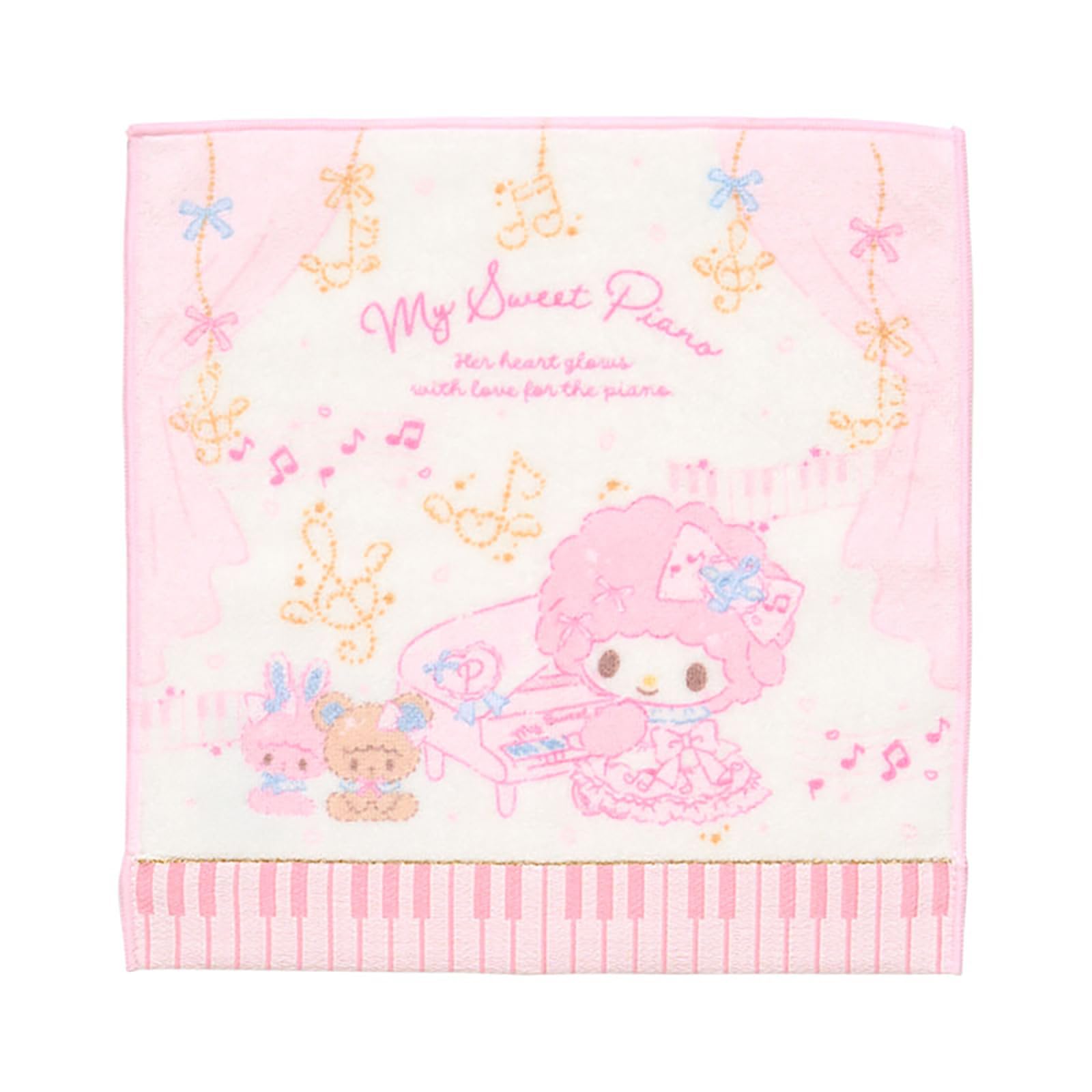 Amazon.co.jp: サンリオ(SANRIO) プチタオル（ピアノちゃんのおめかし