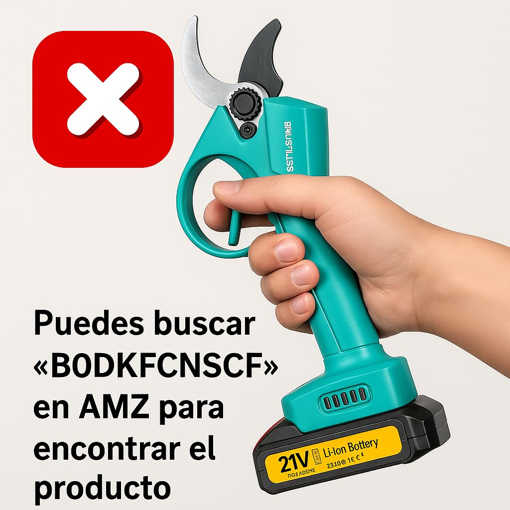 Batería De 2000 Mah Para Podadoras Eléctricas y Motosierras, Toma Makita