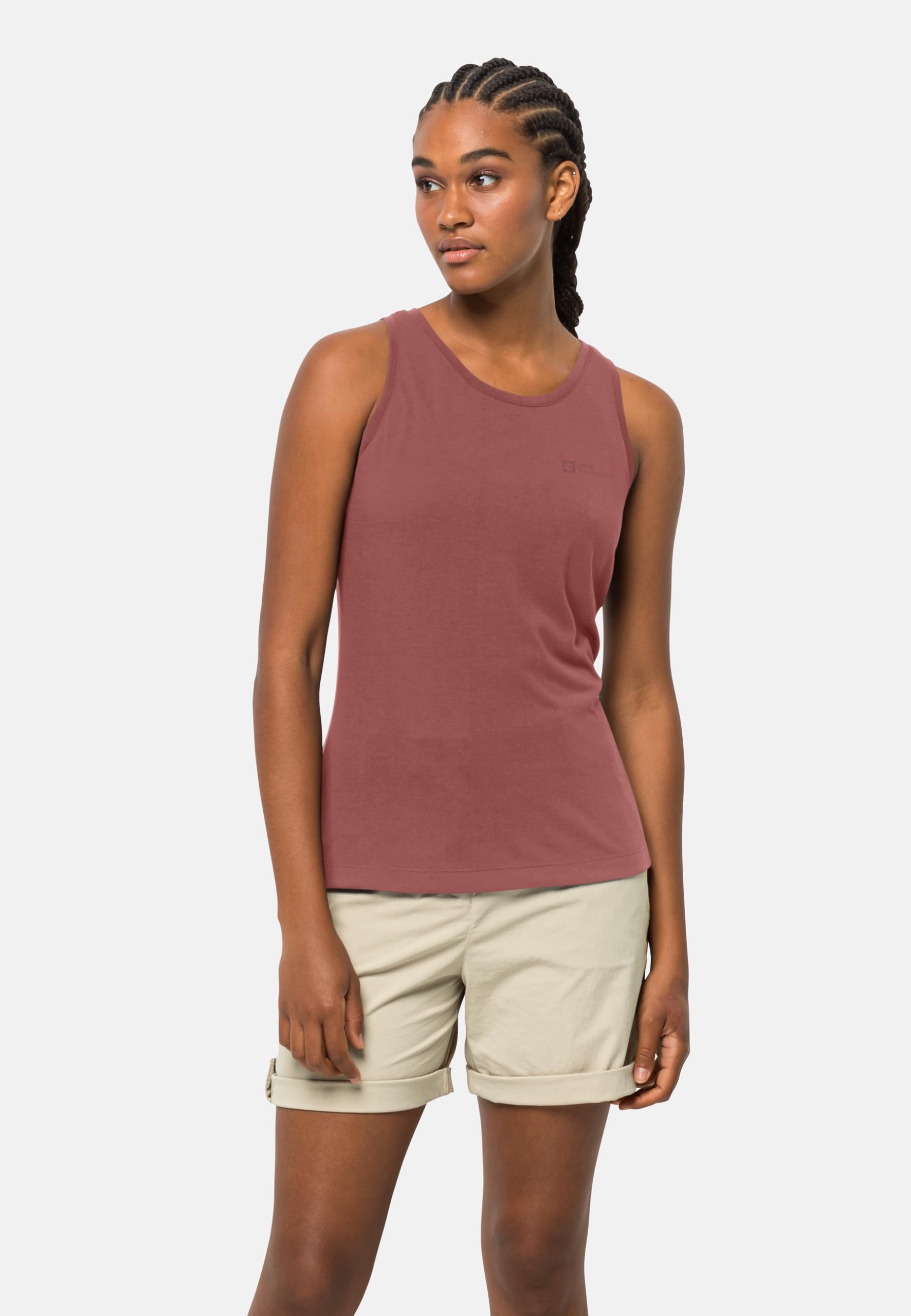Jack Wolfskin Débardeur en Relief W Chemise Femme
