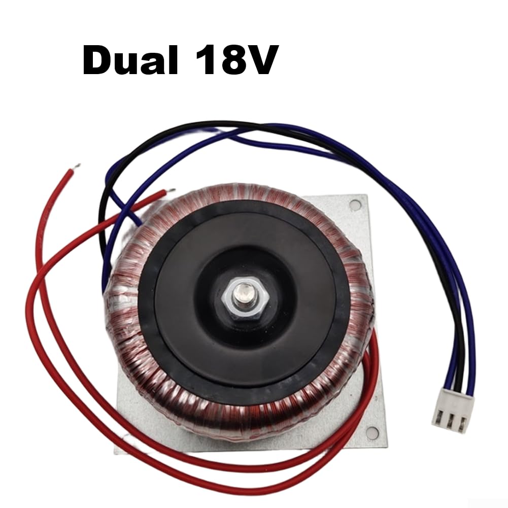 Trasformatore di alimentazione toroidale A150W doppia uscita 24V 18V 20V per amplificatori Home Theater e build audio fai da te (doppia 20V)