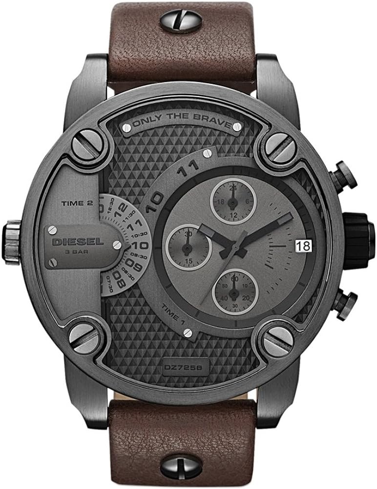 Diesel The Daddie Analog Grey Dial Men's Watch-DZ7258 : Amazon.in