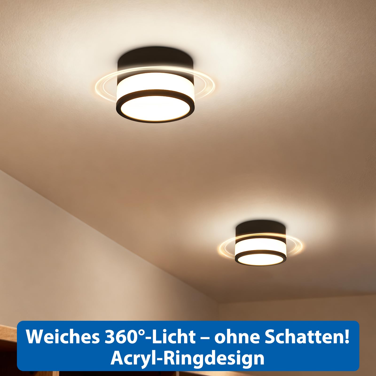 Dr.lazy 12 W LED inbouwspots, inbouwspots, plafondverlichting, draaibaar, spotlight, IP20, montagegat 75 mm (zwart/natuurwit Dr.lazy 12 W LED inbouwspots, inbouwspots, plafondverlichting, draaibaar, spotlight, IP20, montagegat 75 mm (zwart/natuurwit