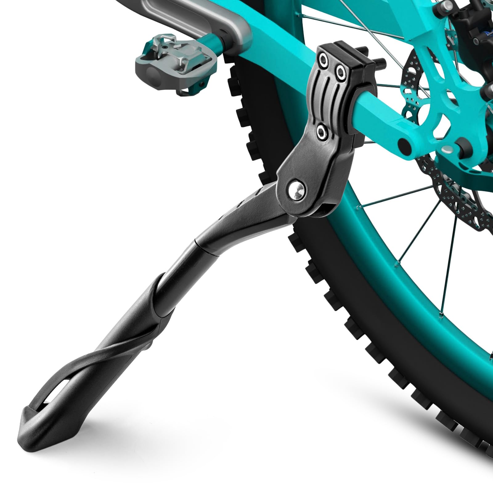 LYCAON Cavalletto per Bici - Cavalletto Regolabile in Lega di Alluminio con  Piede in Gomma Antiscivolo, Alta qualit� Laterale Bicicletta Cavalletto per  24-29 Pollici - MTB BMX Bici Mountain Bike : Amazon.it: