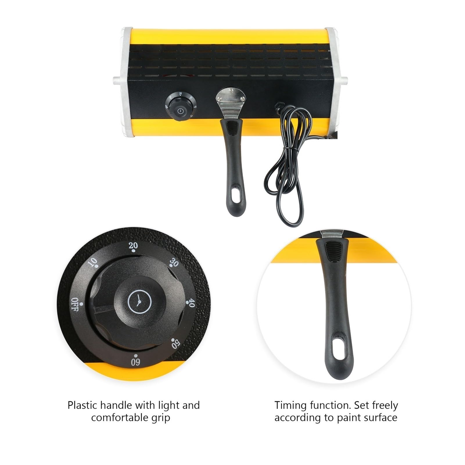 Lampa na podczerwień lampa do utwardzania lakieru do lampy do pieczenia samochodu Auto lampa na podczerwień do utwardzania lakieru przenośny grzejnik filtr wydechowy