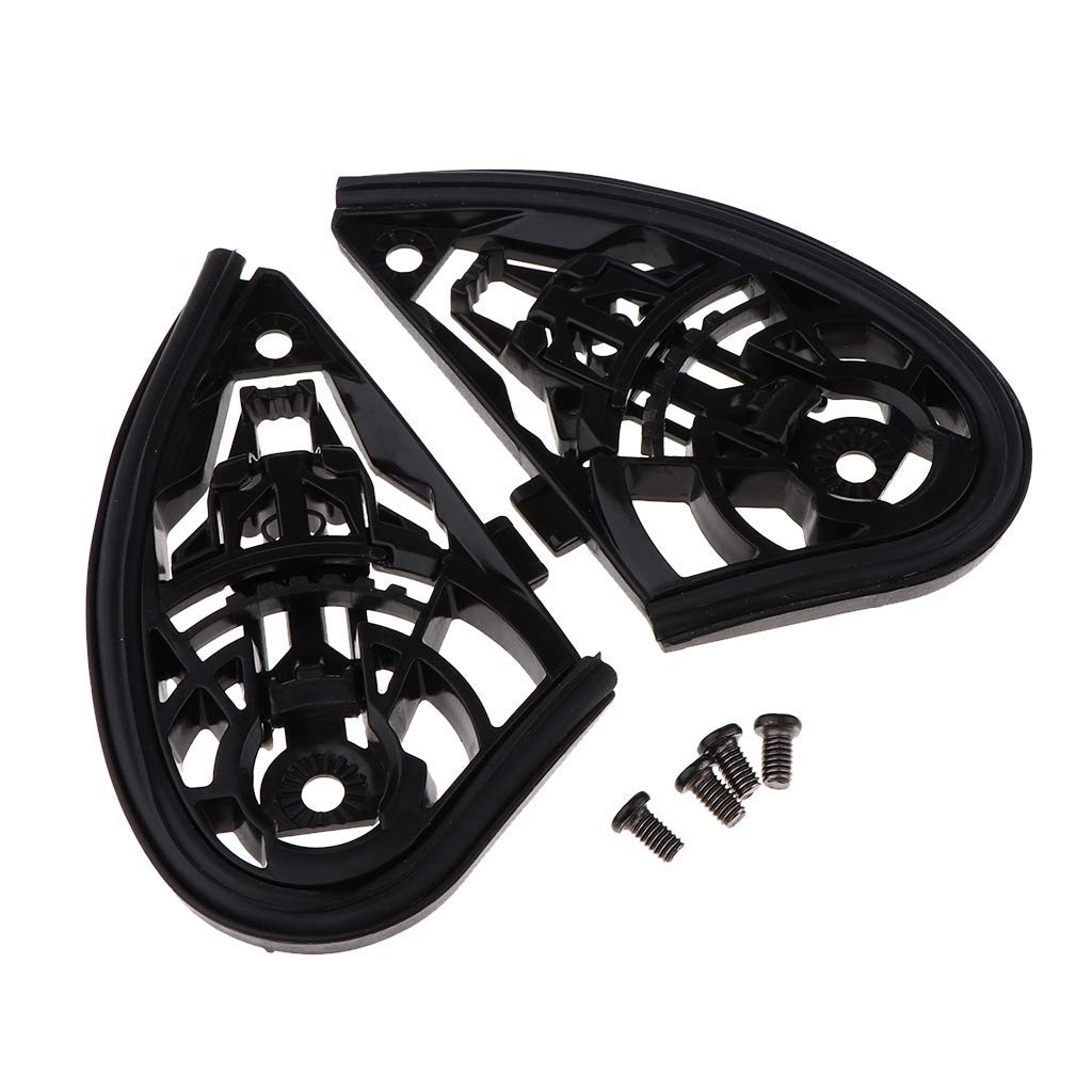 Set di piastra base con schermo protettivo per visiera pivot Tenlacum per caschi AGV K3 K4