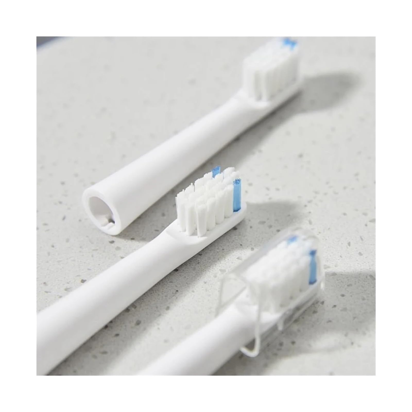 10 cabezales de repuesto for cepillo dientes eléctrico Realme N1 N2 RTX2103 SN301 con boquillas cerdas suaves(10pcs BLUE)