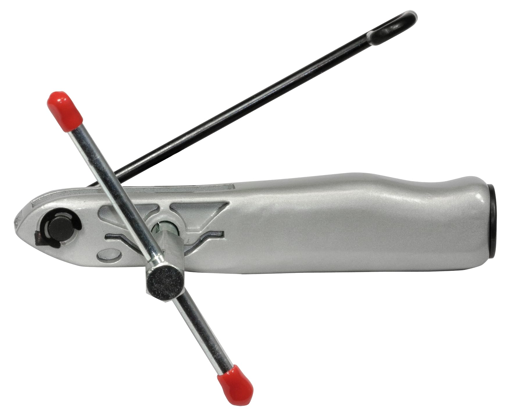 SW-Stahl 61740L Szczypce do Opasek Zaciskowych, Napinacza Manszet, 110 mm | Przyrząd do montażu opasek taśmowych na osłonach przegubów, stalowa konstrukcja do zaciskania i napinania mankietów osi.
