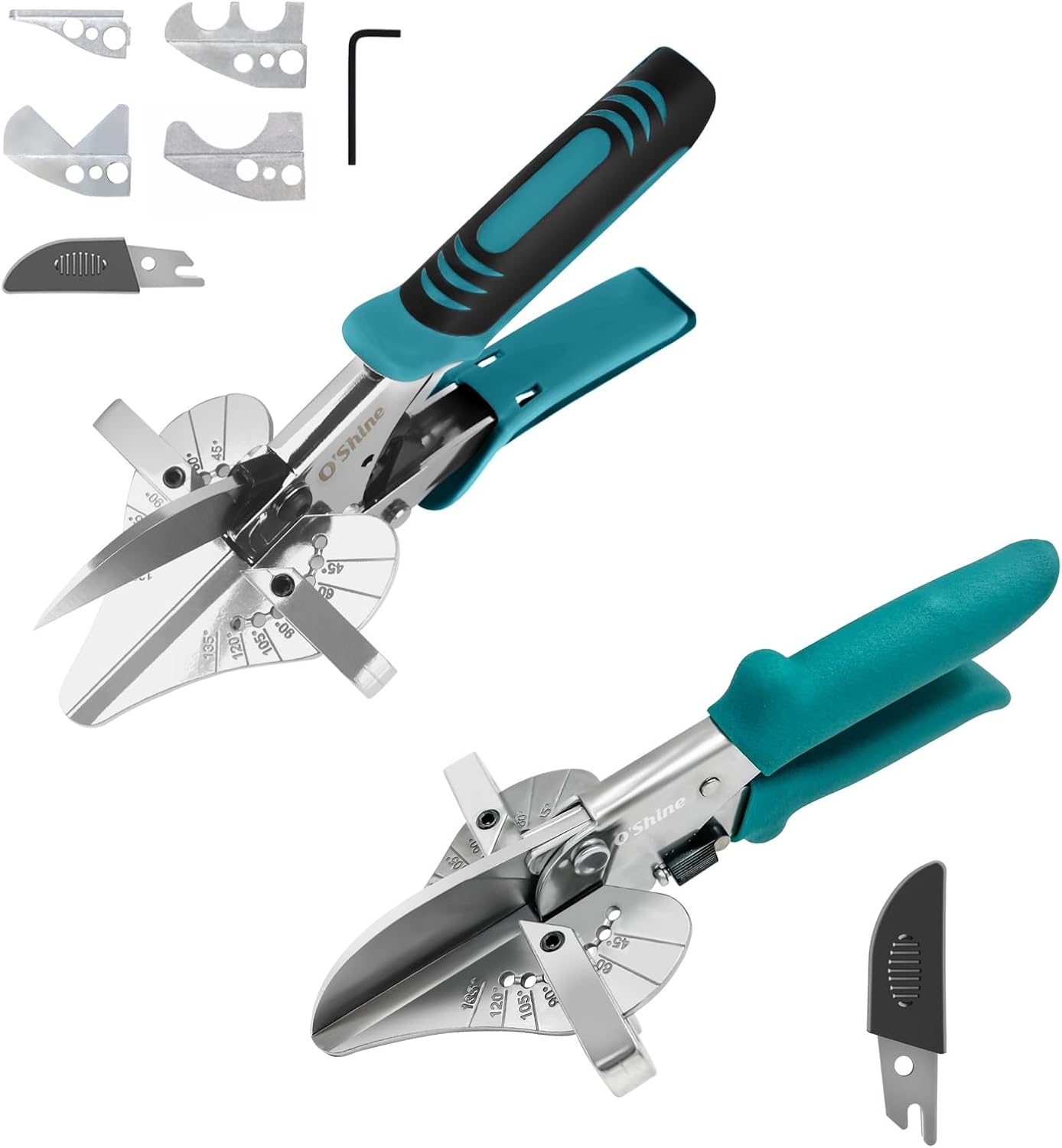 O'Shine Miter Shear & O'Shine Ratchet Miter Shear for Angular Cutting Molding Crafting Wood