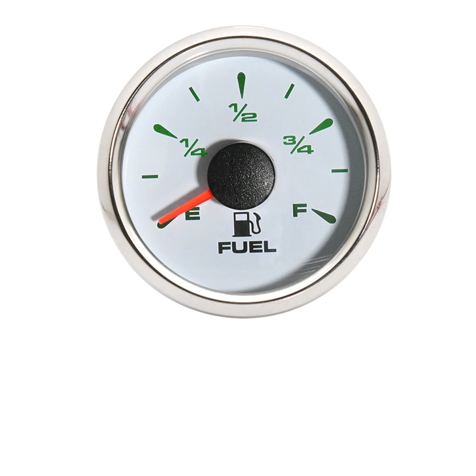 Czujnik poziomu paliwa, 8 kolorów podświetlenie wskazanie zbiornika oleju 52mm miernik paliwa z czujnikiem poziomu paliwa 0-190ohm 100-500MM dla łodzi morskich wskaźnik samochodowy(Only Gauge)