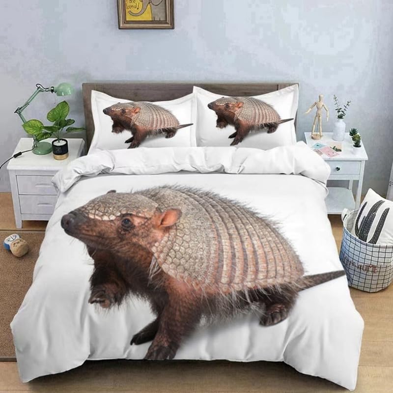 Housse de couette 220x240 cm en microfibre supérieure 110g/㎡ avec taies d'oreiller