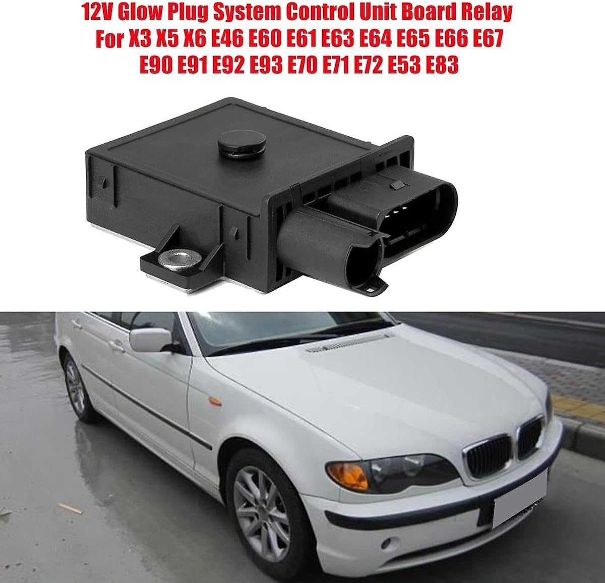 Appareil de commande - Temps de combustion - Convient pour 3, 5, 6, 7 X3, X5, X6, E46, E53, E65, E66, E67, E60, E61, E63, E90, E70, accessoire de voiture numéro de pièce GSE102 12217788327