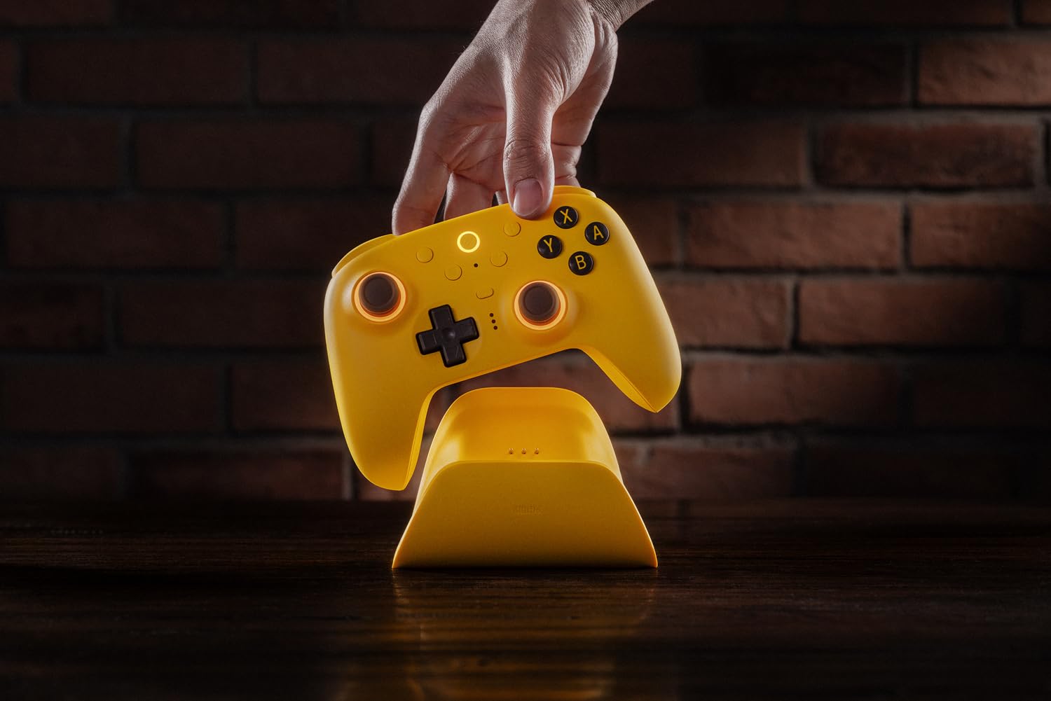 8Bitdo Ultimate 2 Bluetooth Controller for Switch/Switch 2 & Windows PC, Switch Pro Controller with TMR Joysticks, Switchable Hall Effect/Tactile Triggers, Vibration and Motion Control -Yellow