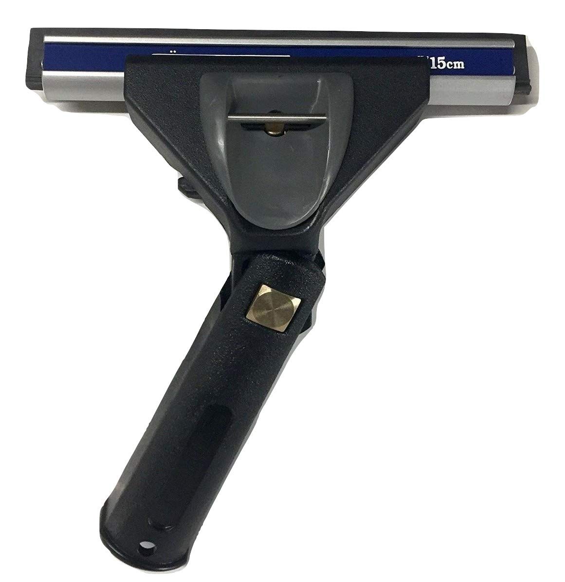 Sorbo 6 Inch Professional Window Squeegee with Solid Black Fast Release Handle