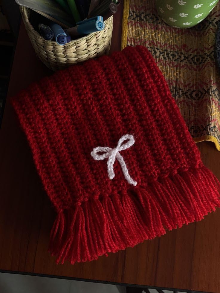 Image of Handmade Crochet Mikasa Muffler