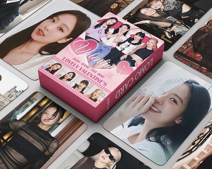 4 Pack Cartes Lomo Blackpink - 220 Cartes Jisoo, Rosé, Lisa, Jennie - Collection Fan, Décoration, Trading