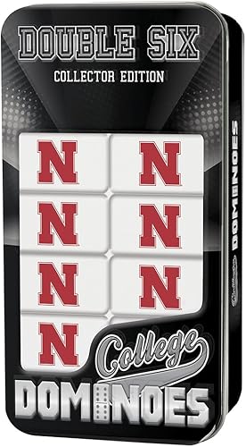 MasterPieces Dominó Double Six Edición Coleccionista de la NCAA