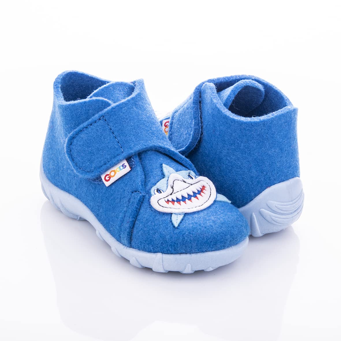 GOKIDS Zapatillas de Fieltro de Lana Natural para Niños y Niñas Motivos Animales 19-27 EU
