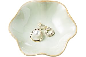 Coastal Ceramic Dish Tray: A Beachy Haven for Trinkets and Jewels