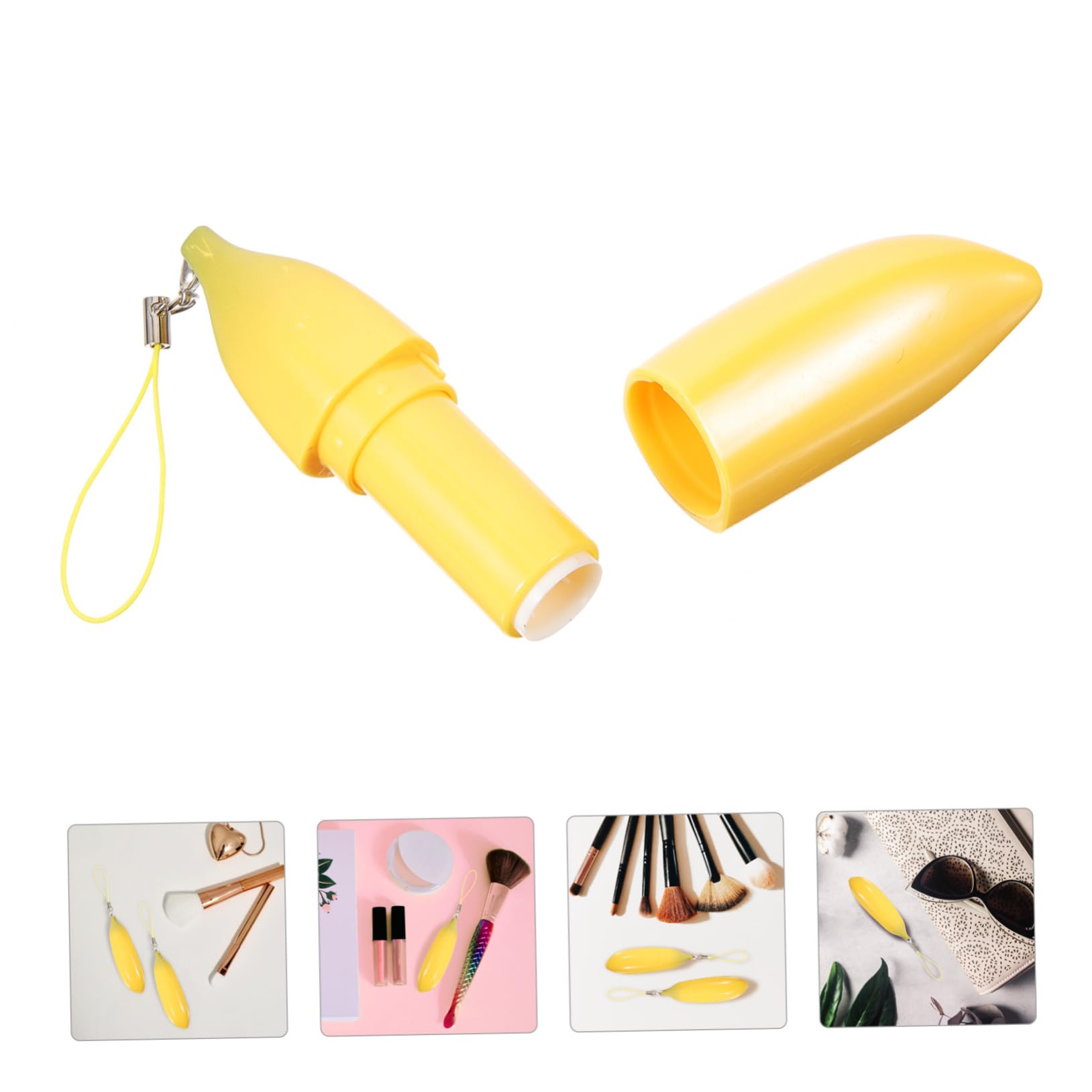 PACKOVE Tubos De Brillo Labial Forma De Envases Vacíos Refillables De Bálsamo Labial Para Cosméticos Para Y 6 Piezas X 5