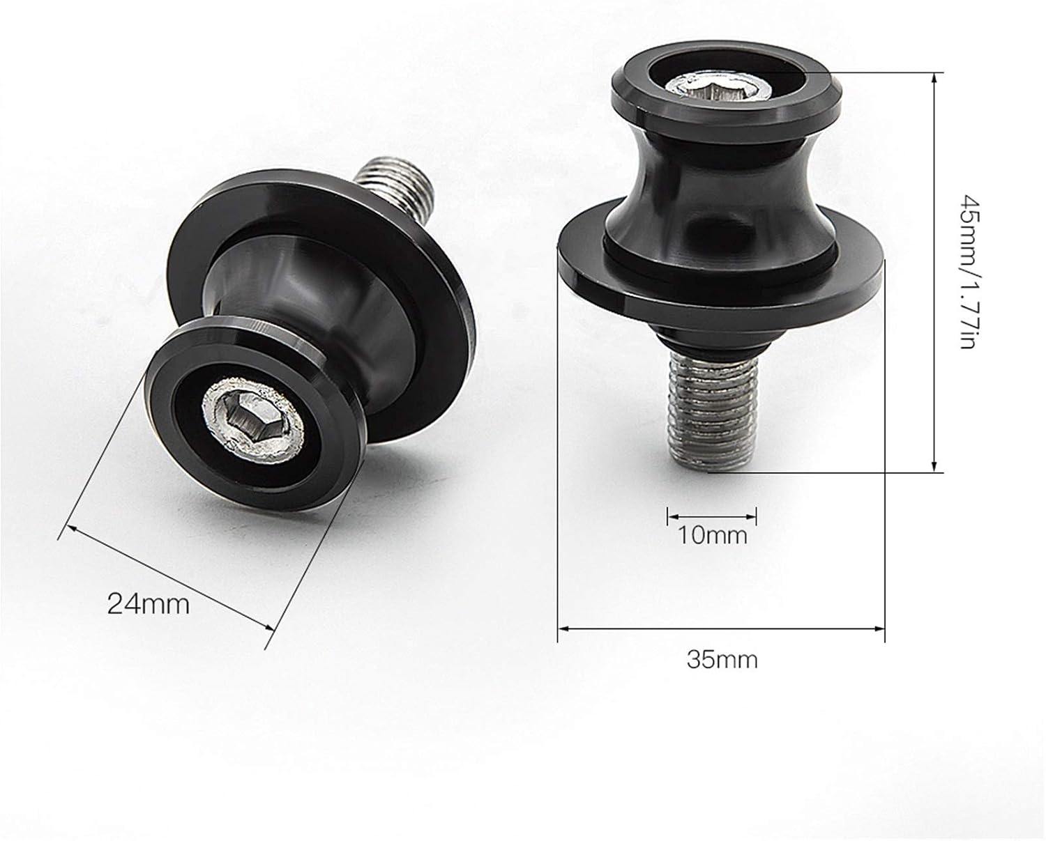 Motorcycle Accessories CNC Motorcycle Swingarm Spools Slider for Hon & da VTR1000F VTR1000 VTR 1000F 1000 1997-2005 Aluminum Swing Arm Spool Stand Screw