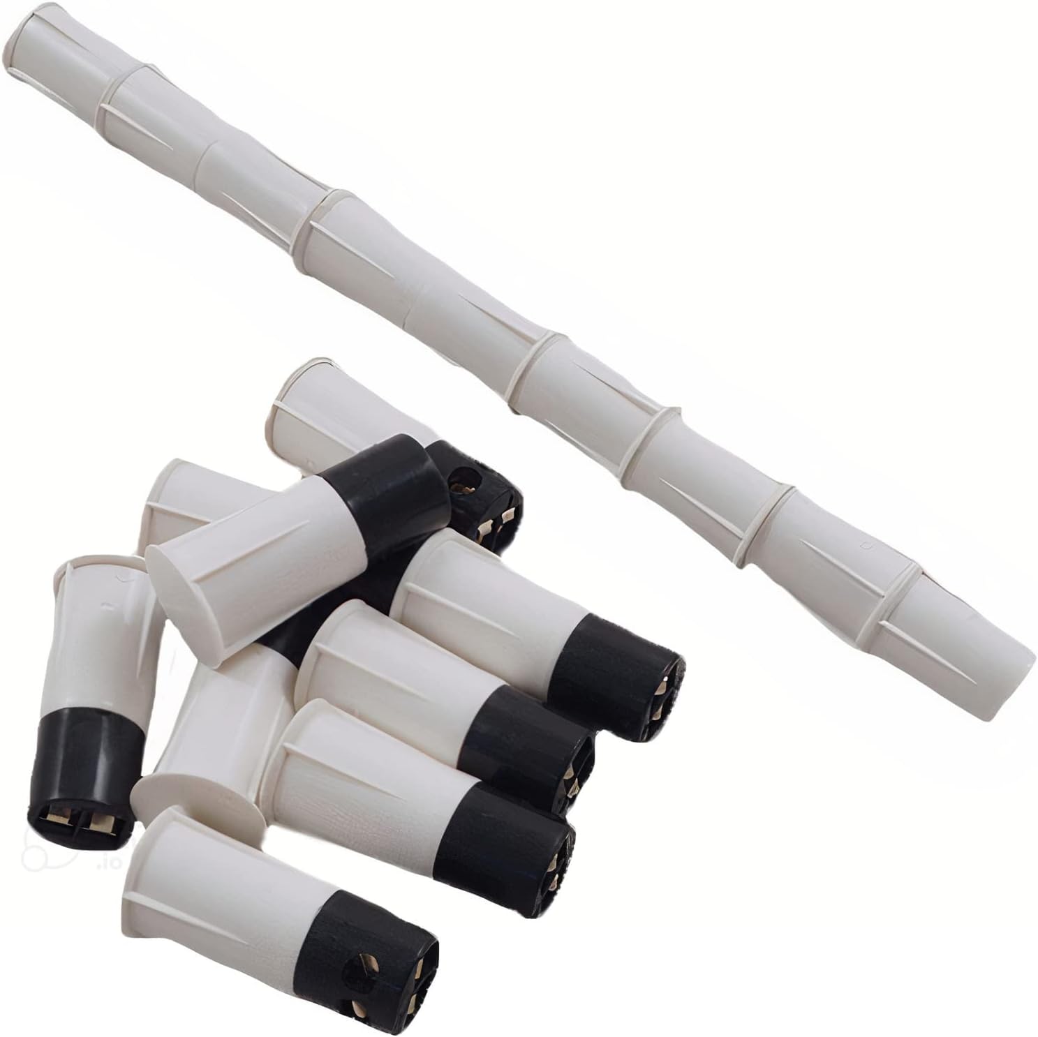10/Pk White 3/8" Recessed Wired Door Window Sensor Alarm Switch Contact Terminal