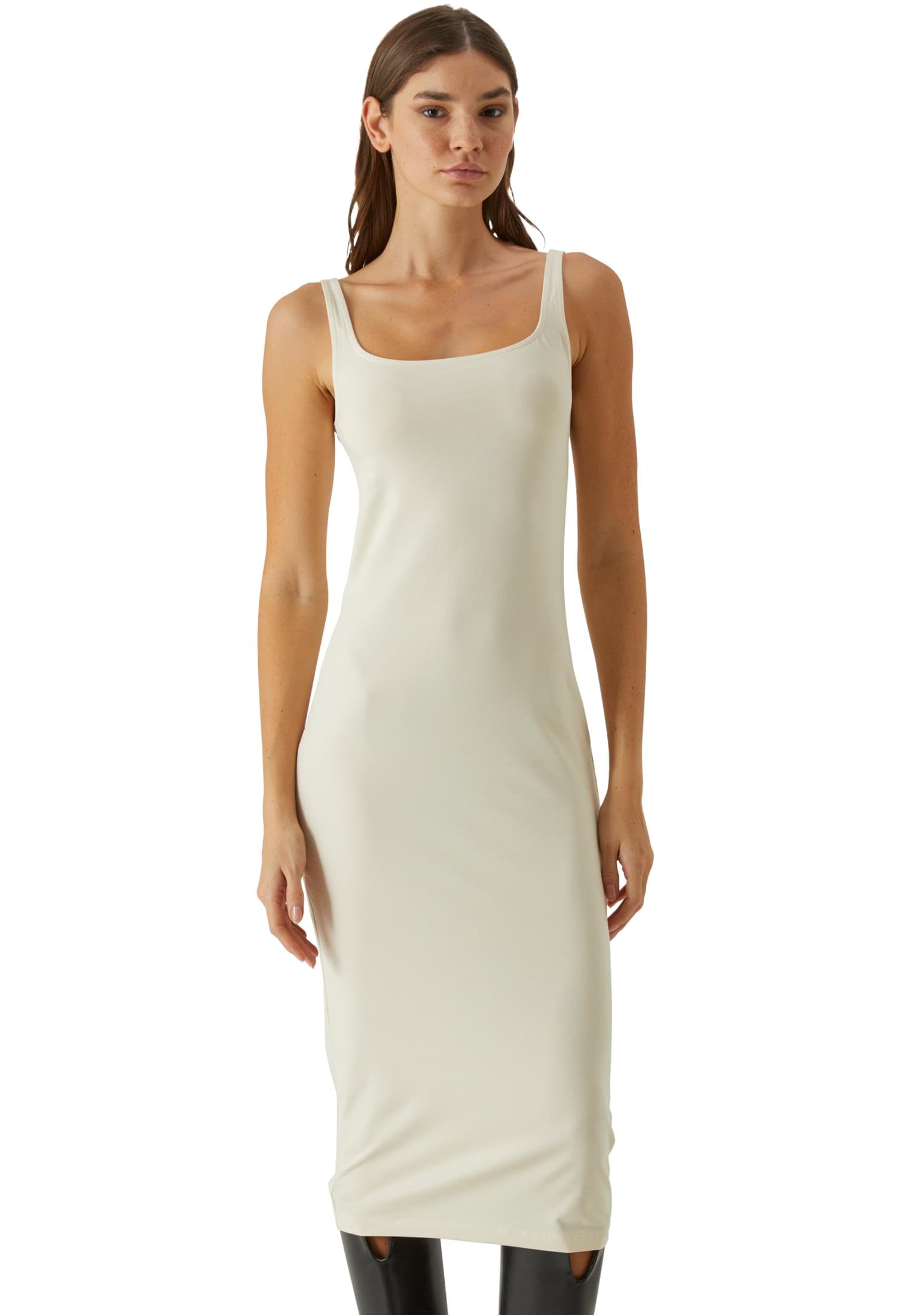 Urban Classics Sukienka Kobiety Tb7180-ladies Basic Long Cotton Jersey Dress (1 w zestawie)