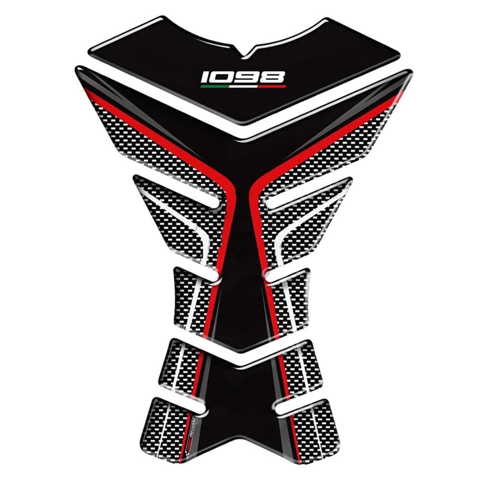 Motorcycle Tank Pad Protector Case Decals Accessories for Ducati for Streetfighter 1098 1098R 1098S(Style 1)