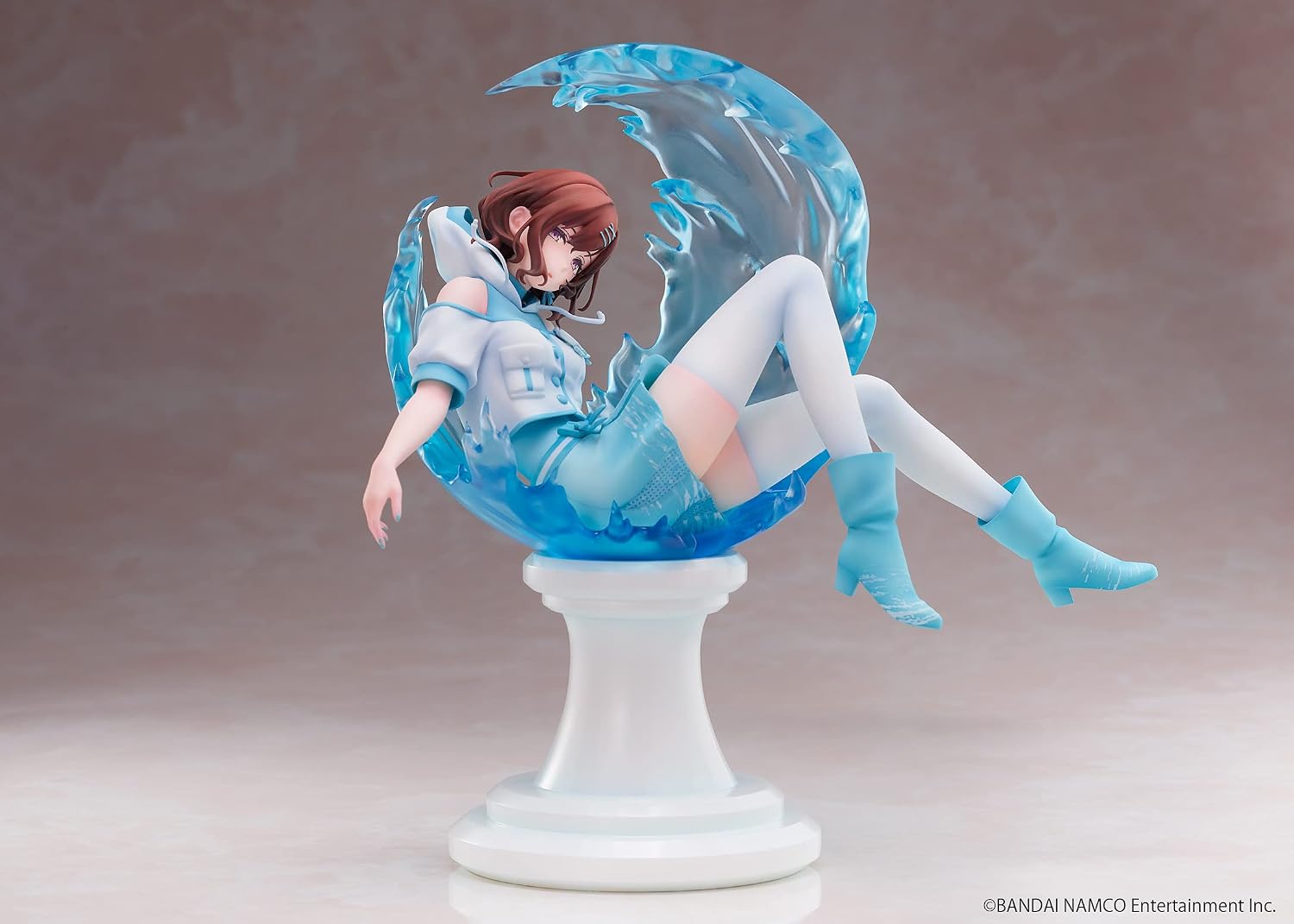 Broccoli The Idolmaster: Shiny Colors: Higuchi Madoka (Clear Marine Version) 1:7 Scale PVC Figure, Multicolor