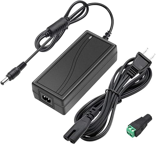 Fuente de alimentación LED (12 V, 5 A, 60 W, transformador, adaptador de corriente, bajo voltaje, cargador, 100-240 V CA a 12 V CC, uso para luz de