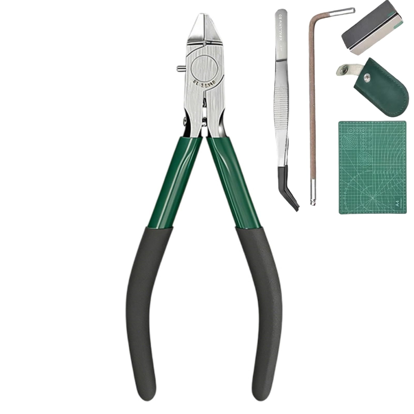 Alloneslife Five Piece Set Single Edges Nippers With Nonslip Handle Cutting Equipment Ideal For Trimming And Electronic Repairs Accuracy Interest Side Cutter
