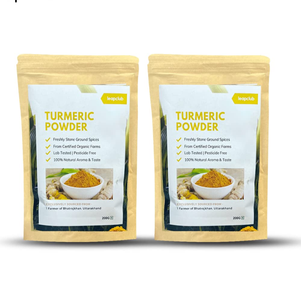 See full amazon price history chart for Leap Club - Stone Ground Turmeric Powder (200 g) | Pack of 2 | Haldi Powder | 100% Organic | Chemical Free & Pesticides Free | No Artificial Colour | Rich Flavour Leap Club - Stone Ground Turmeric Powder (200 g) | Pack of 2 | Haldi Powder | 100% Organic | Chemical Free & Pesticides Free | No Artificial Colour | Rich Flavour (B0BFBW31GK) Amazon Price History, Amazon Price Tracker
