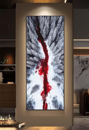 Diamond Painting Horreur Peinture Diamant Adulte/Débutant, Forêt Diamond Painting Adulte Grand Format 50 X 20 cm, DIY 5D Diamant Painting XXL Broderie Diamant Kit Complet, pour Murale Décoration – vue 2