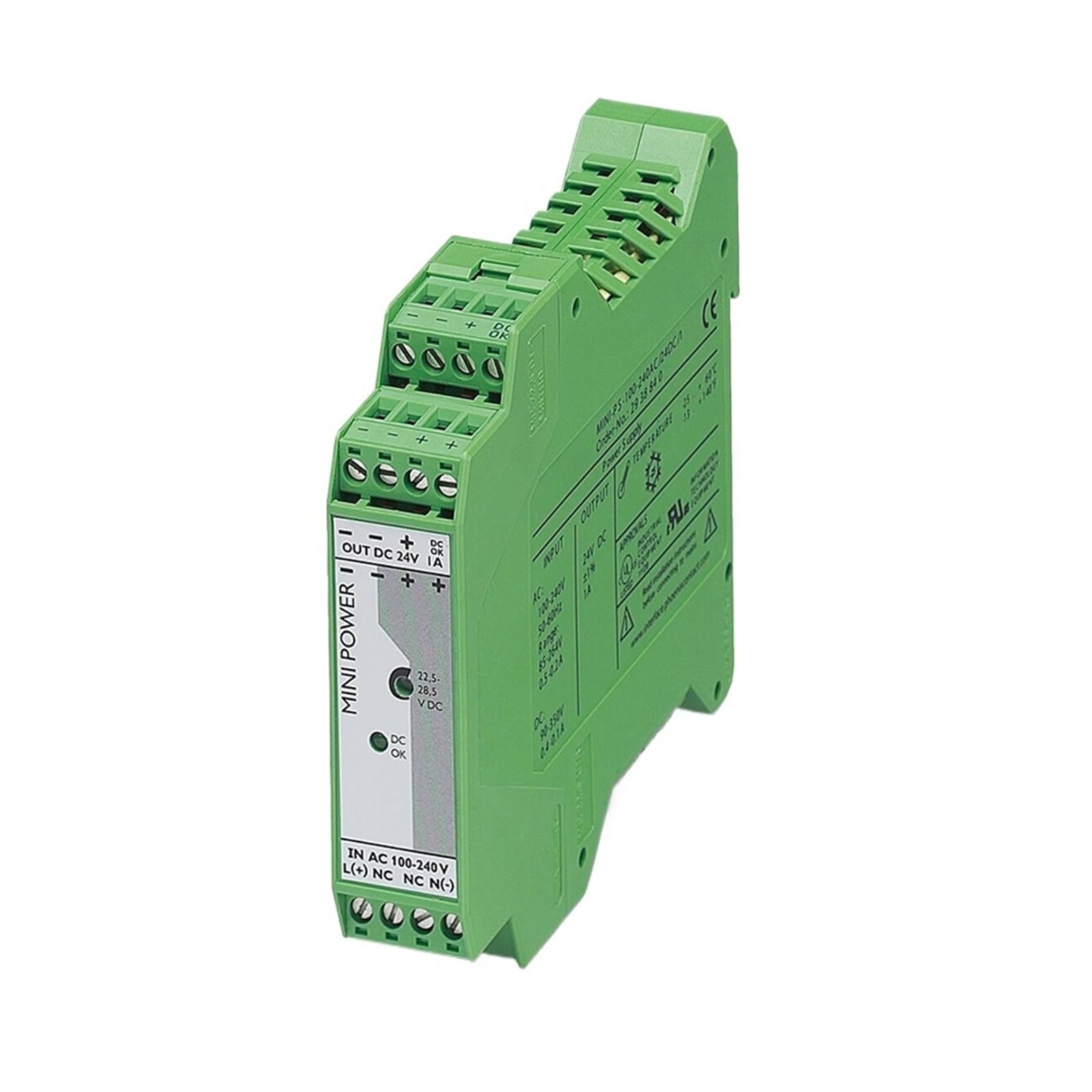 Alimentation MINI-PS-100-240AC/24DC/1 à découpage stabilisée 24V monophasée
