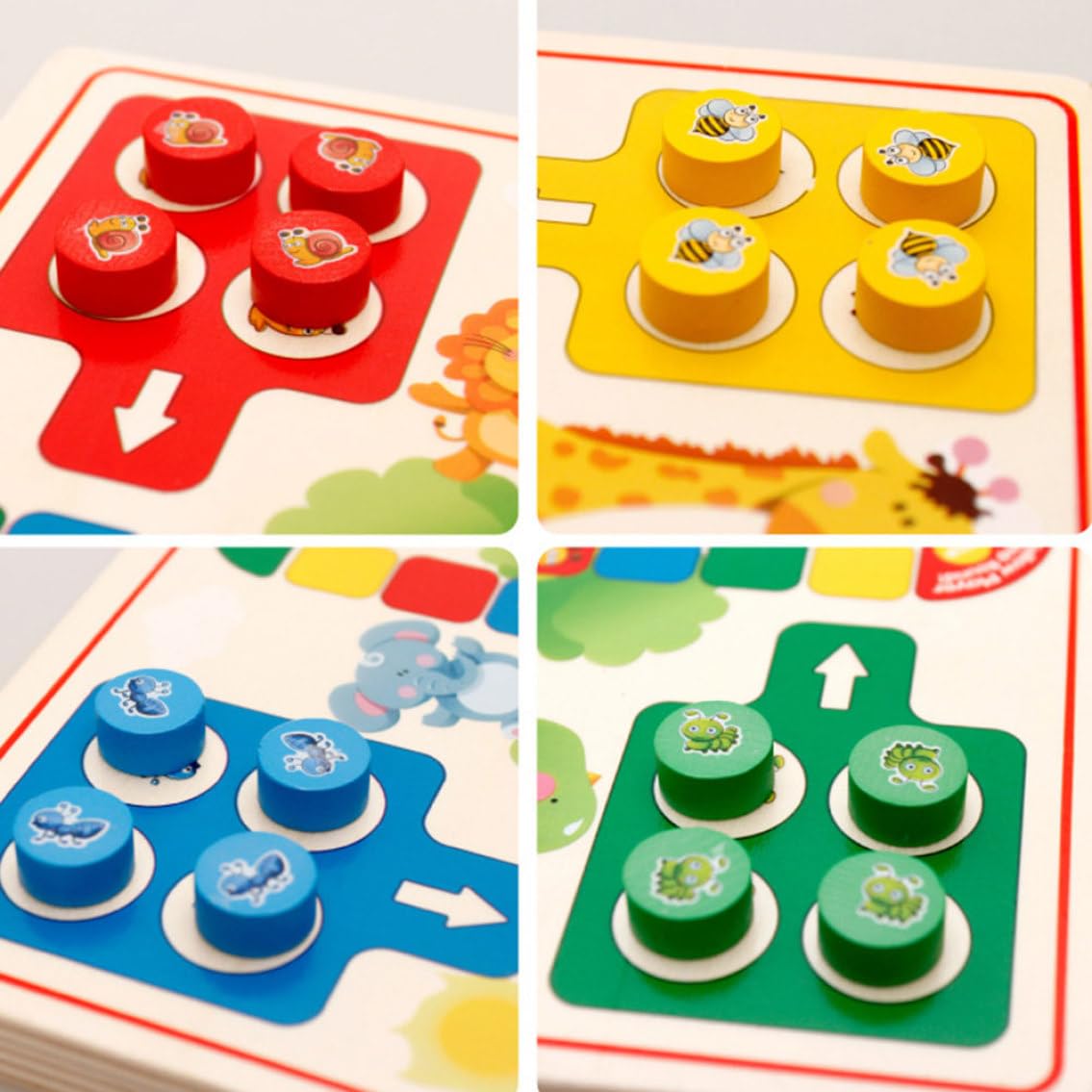 Damas Chinas de Madera 2 en 1, Juego de Mesa, Damas Chinas, Juegos de Mesa Familiares para niños y Adultos